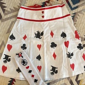 Alice in Wonderland Skirt with Matching Socks